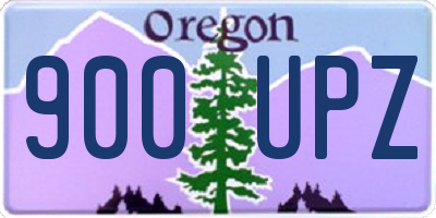 OR license plate 900UPZ