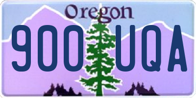OR license plate 900UQA