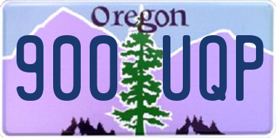 OR license plate 900UQP