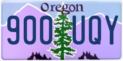 OR license plate 900UQY
