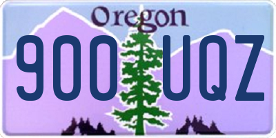 OR license plate 900UQZ
