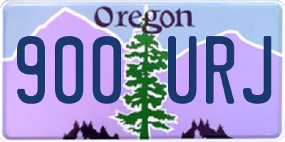 OR license plate 900URJ