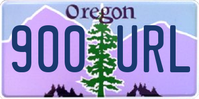 OR license plate 900URL
