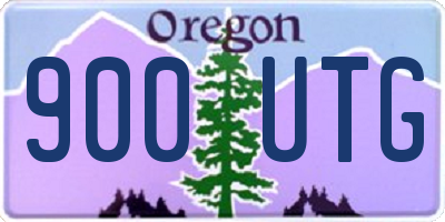OR license plate 900UTG