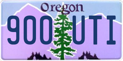 OR license plate 900UTI