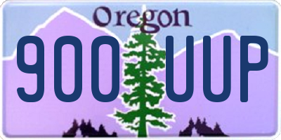 OR license plate 900UUP
