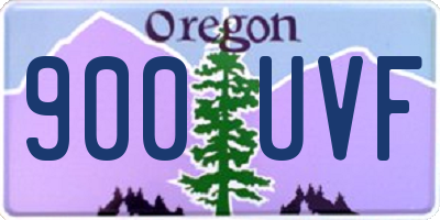 OR license plate 900UVF