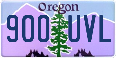 OR license plate 900UVL