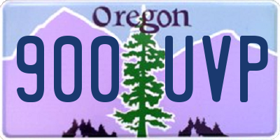 OR license plate 900UVP