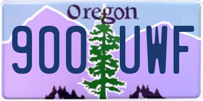 OR license plate 900UWF
