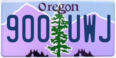 OR license plate 900UWJ