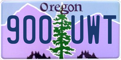 OR license plate 900UWT
