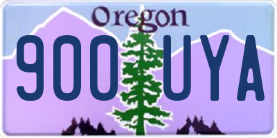 OR license plate 900UYA