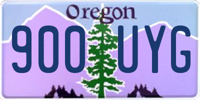 OR license plate 900UYG