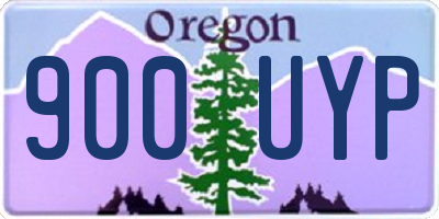 OR license plate 900UYP