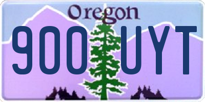 OR license plate 900UYT