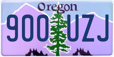 OR license plate 900UZJ