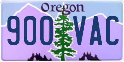 OR license plate 900VAC
