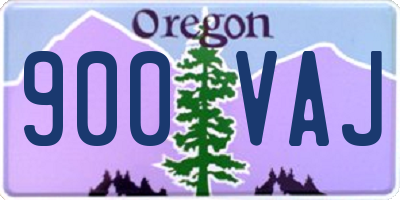 OR license plate 900VAJ