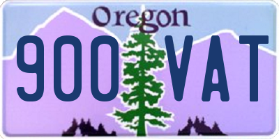 OR license plate 900VAT