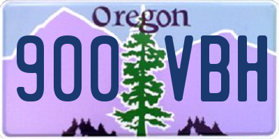OR license plate 900VBH