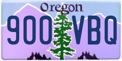 OR license plate 900VBQ