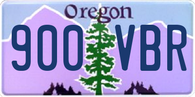 OR license plate 900VBR