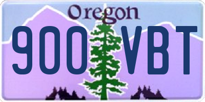 OR license plate 900VBT