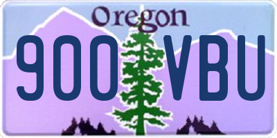 OR license plate 900VBU