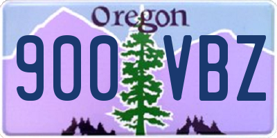 OR license plate 900VBZ