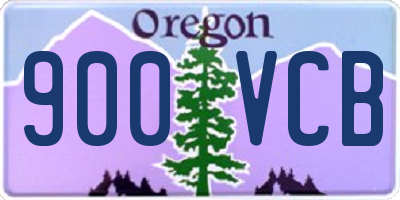 OR license plate 900VCB