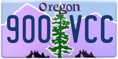 OR license plate 900VCC