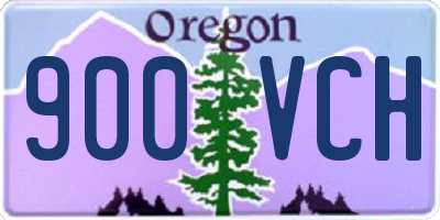 OR license plate 900VCH