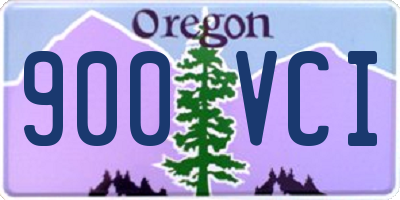 OR license plate 900VCI