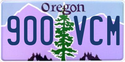 OR license plate 900VCM