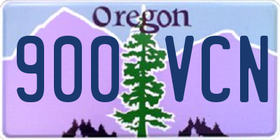 OR license plate 900VCN