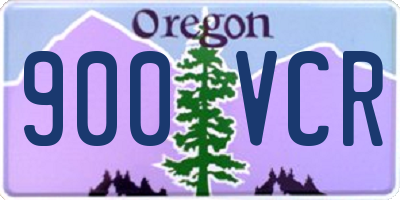 OR license plate 900VCR