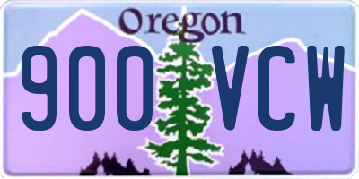 OR license plate 900VCW