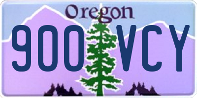 OR license plate 900VCY