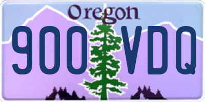 OR license plate 900VDQ