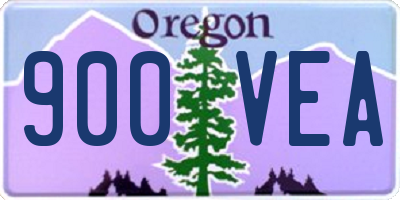 OR license plate 900VEA