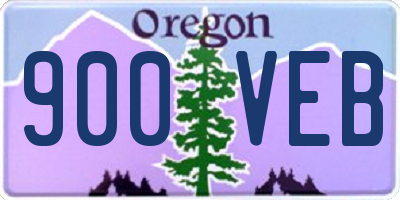 OR license plate 900VEB