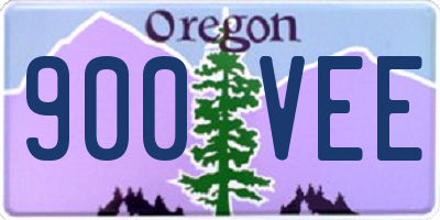 OR license plate 900VEE