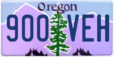 OR license plate 900VEH
