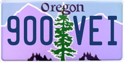 OR license plate 900VEI