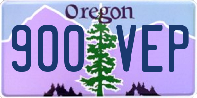 OR license plate 900VEP