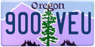 OR license plate 900VEU
