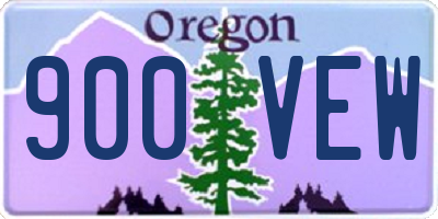 OR license plate 900VEW