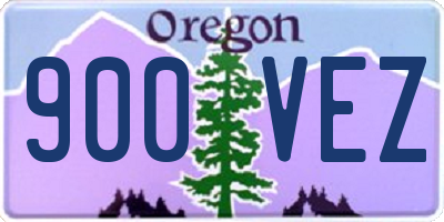 OR license plate 900VEZ