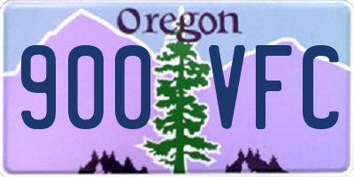 OR license plate 900VFC